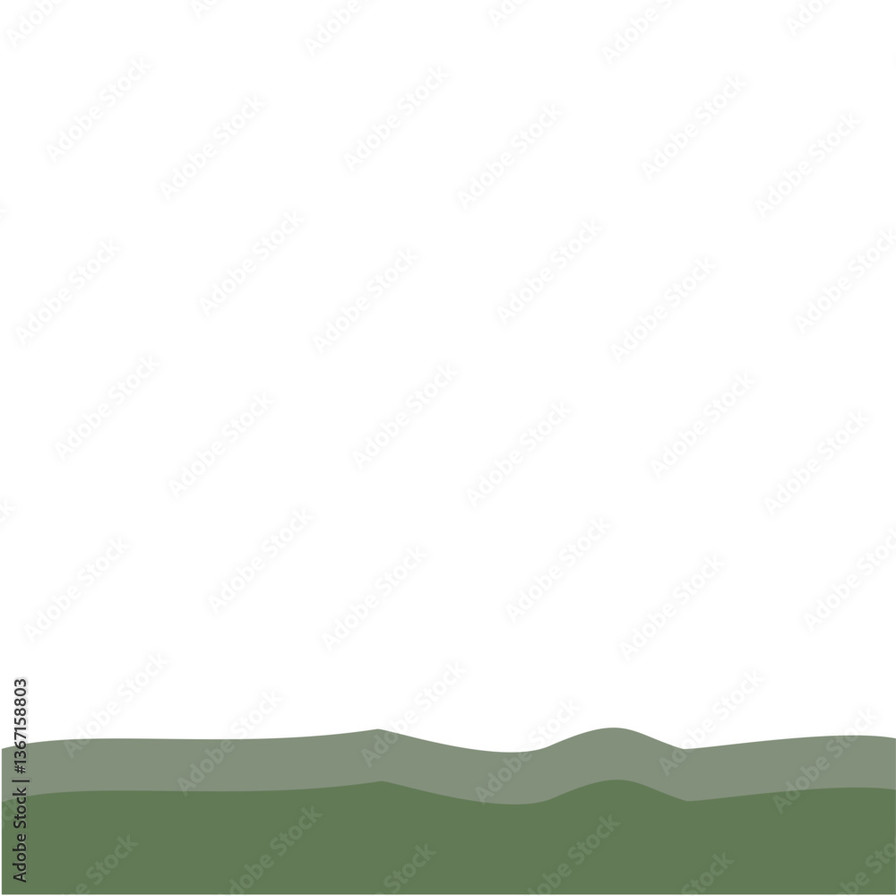 Fototapeta premium Aesthetic Bottom Border