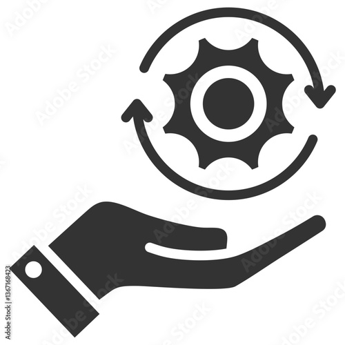 Adapt Glyph Icon
