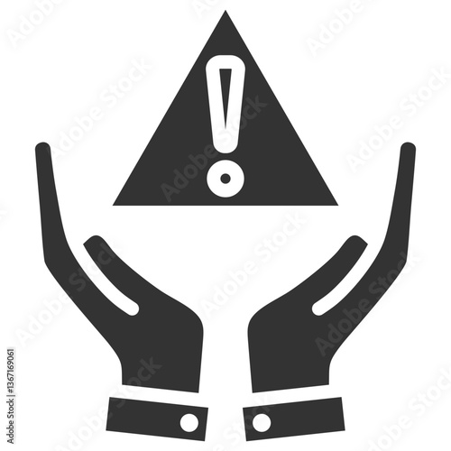 Precaution Glyph Icon