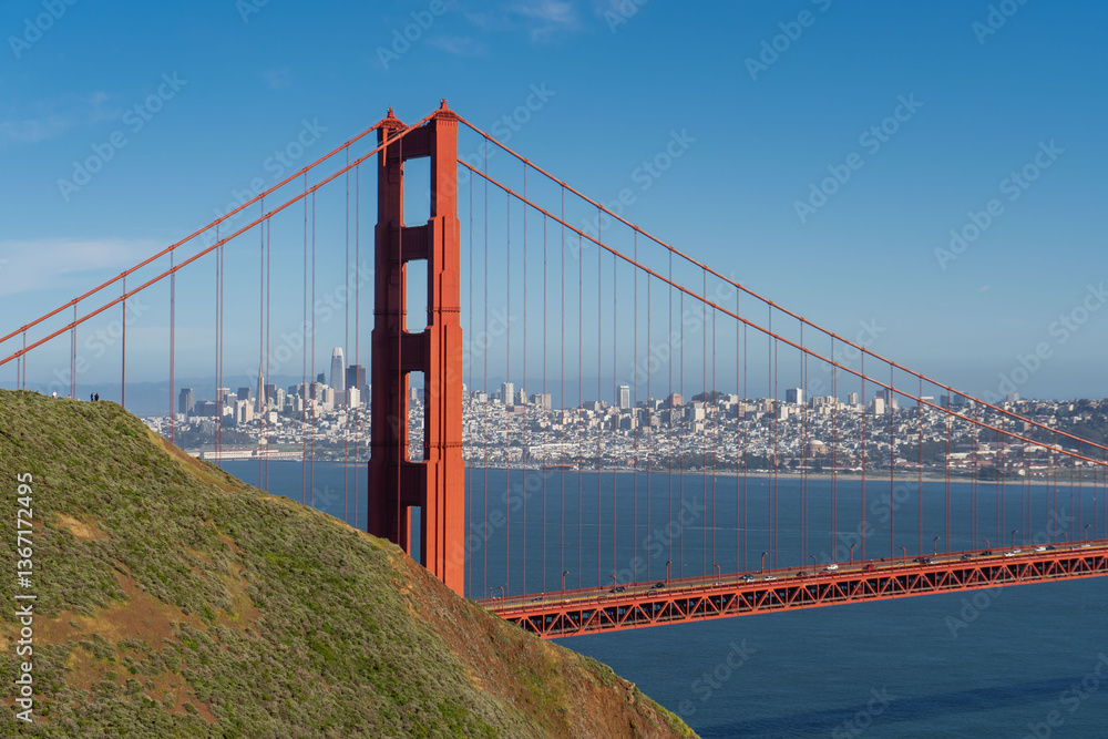 Obraz premium Golden Gate Bridge, San Francisco, California, USA. 