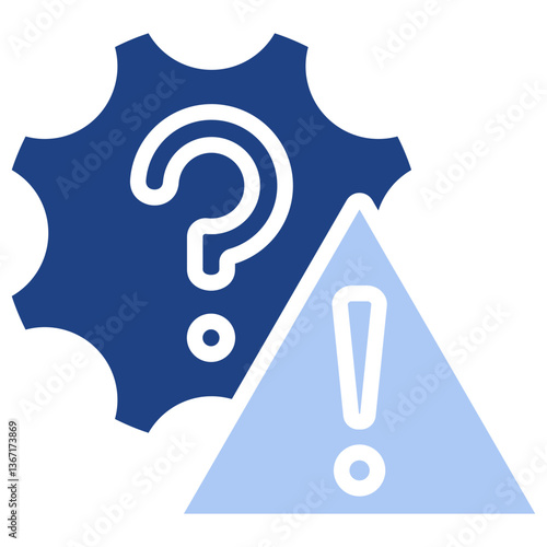 Issue Flat Blue Icon