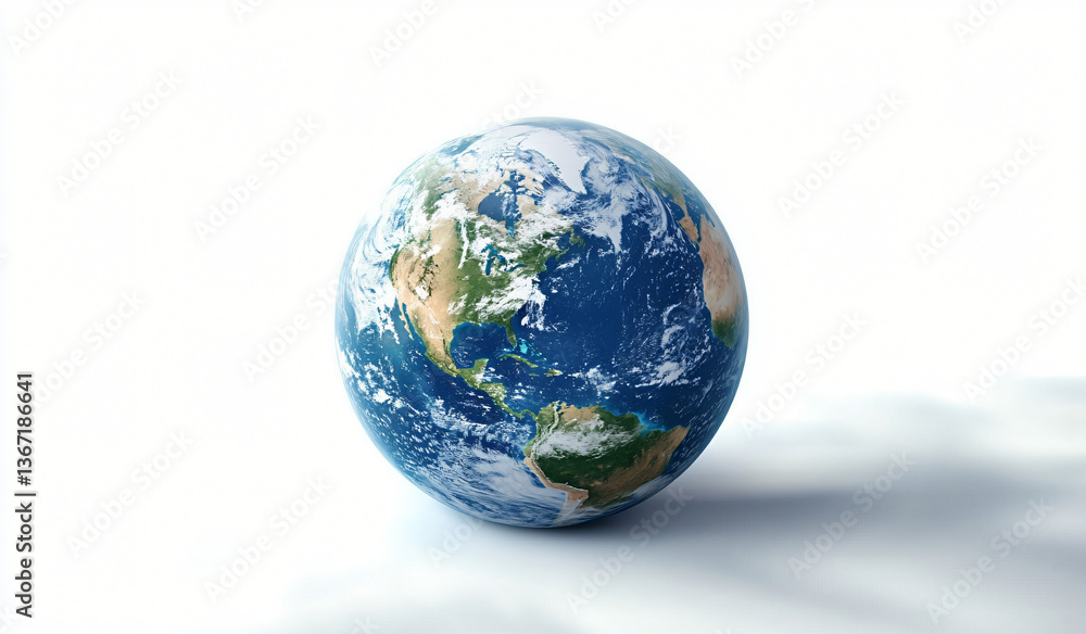 Captivating photorealistic depiction of Earth, ideal for educational materials, environmental campaigns, and travel promotions. Perfect for Earth Day and global awareness themes. Captivating photorealistic depiction of Earth, ideal for educational materials, environmental campaigns, and travel promotions. Perfect for Earth Day and global awareness themes.
