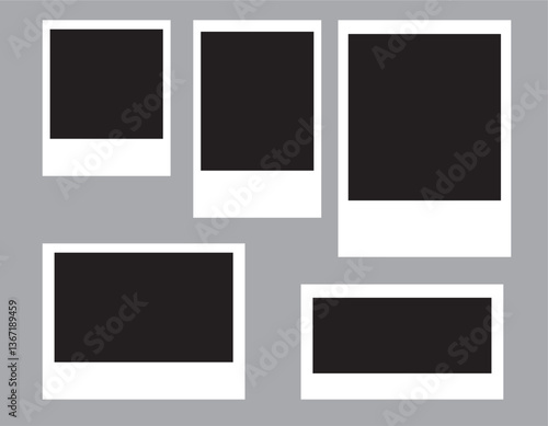 photo frame template vector design
