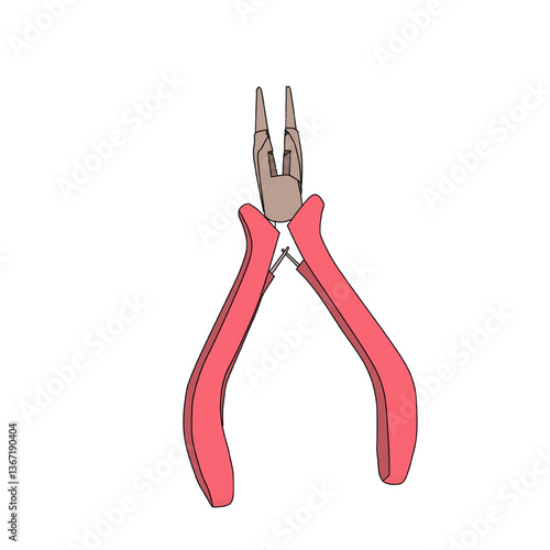 pliers isolated on white background