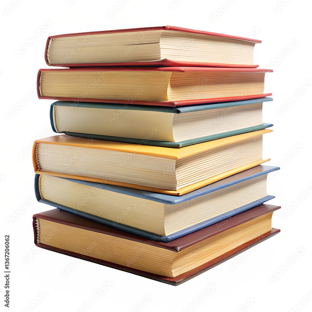Stack of Books A Colorful Collection of Knowledge and Stories Stack of Books A Colorful Collection of Knowledge and Stories