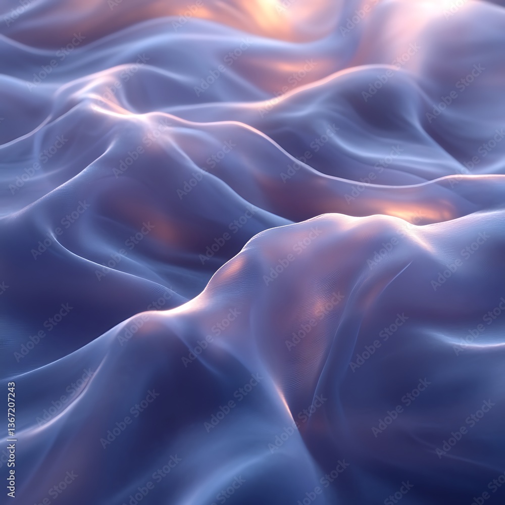 Obraz premium Abstract Flowing Fabric