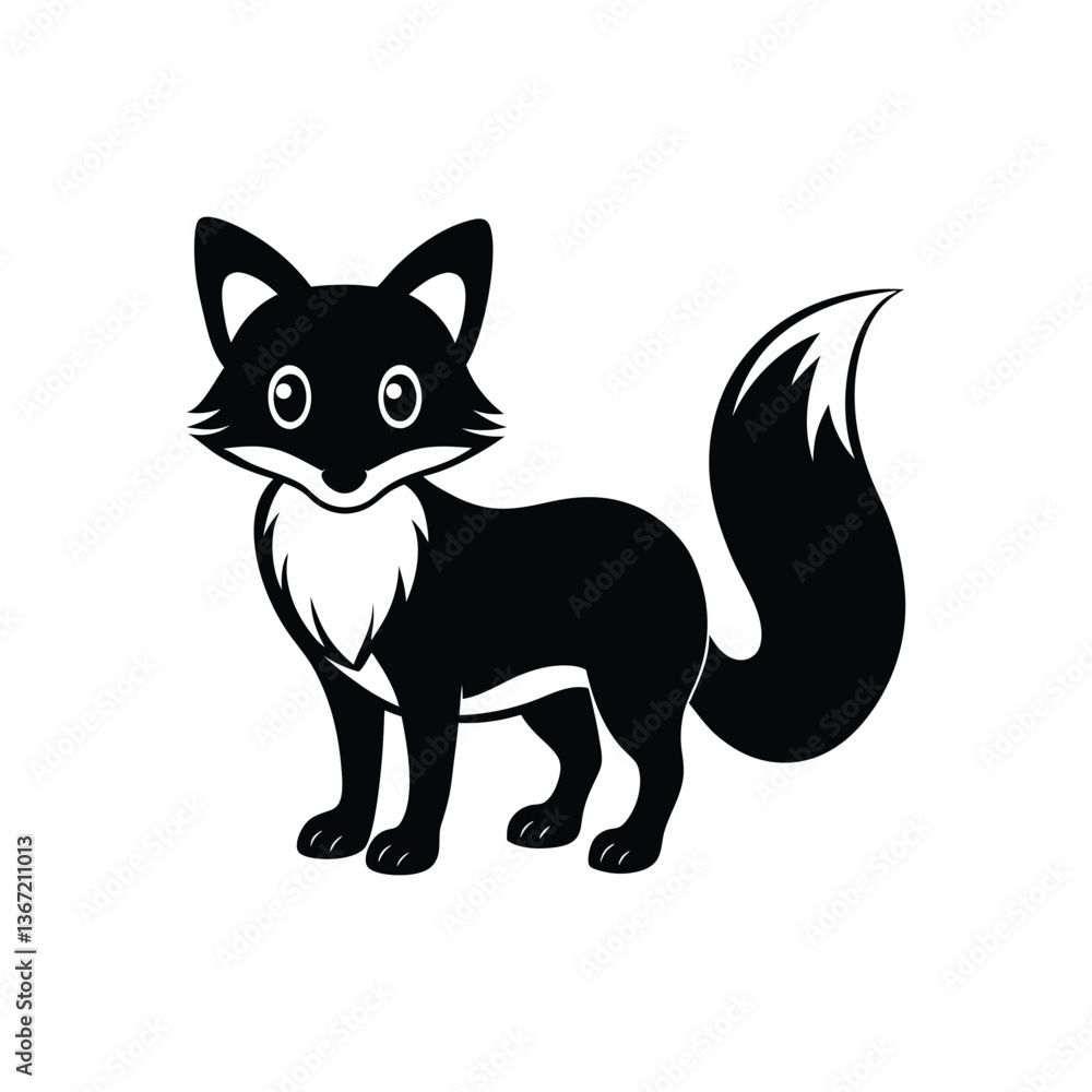 a fox on white background.eps a fox on white background.eps