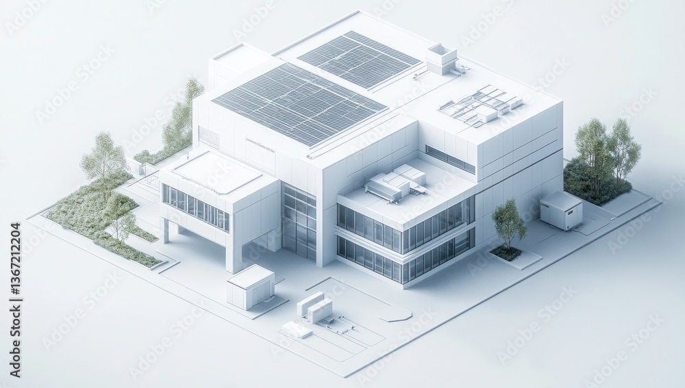minimalist modern architectural model showcasing sustainable design elements and innovative energy solutions minimalist modern architectural model showcasing sustainable design elements and innovative energy solutions