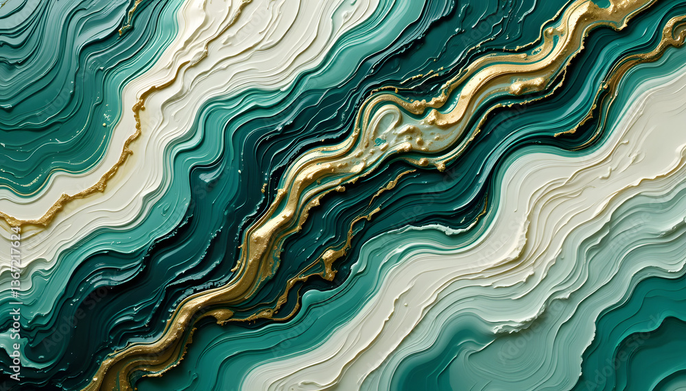 Obraz premium Abstract oil paint texture with rich