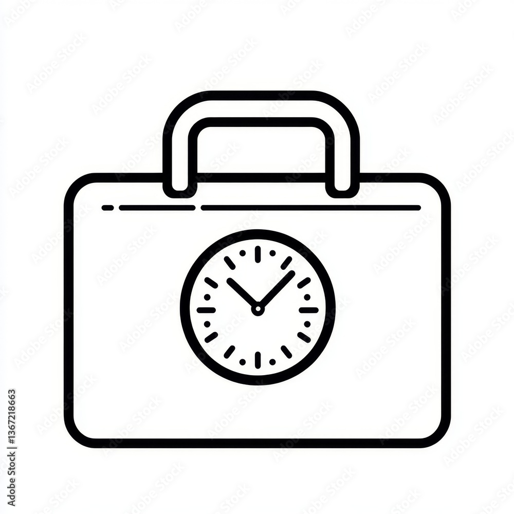 Time-sensitive briefcase icon Time-sensitive briefcase icon