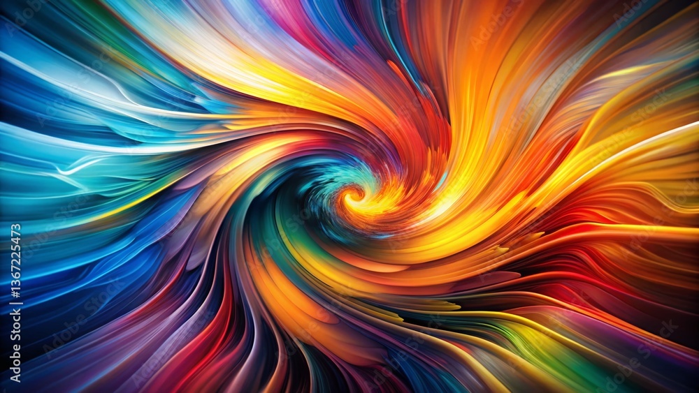 Abstract Kinetic Energy: Colorful Swirling Motion Design Abstract Kinetic Energy: Colorful Swirling Motion Design