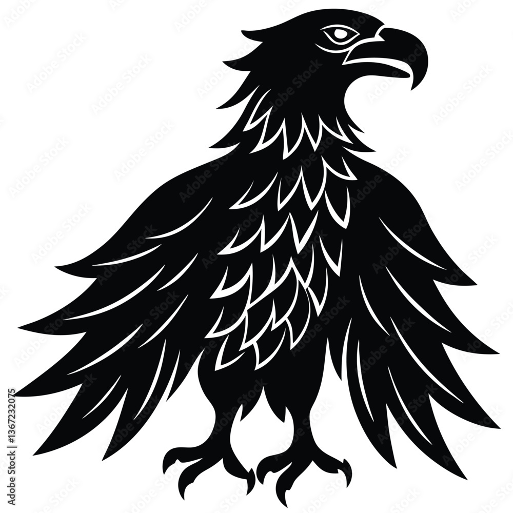 Obraz premium a golden eogle vector