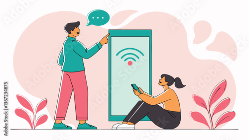 Receiving Mobile Notifications, Alerts, and Messages on Smartphone – Mobile Communication and Notification System Concept
