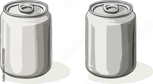 can of soda