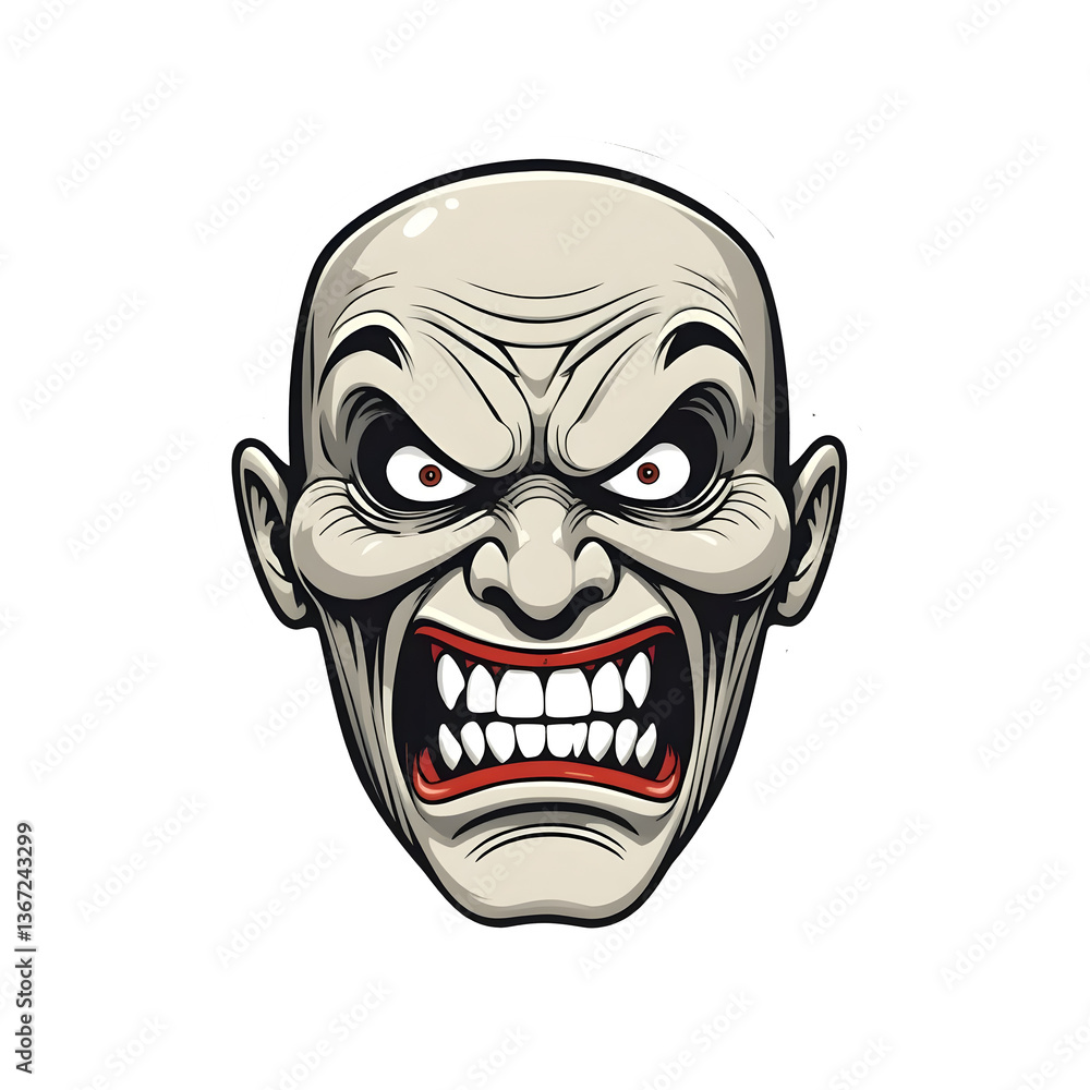 Fototapeta premium Angry Mask