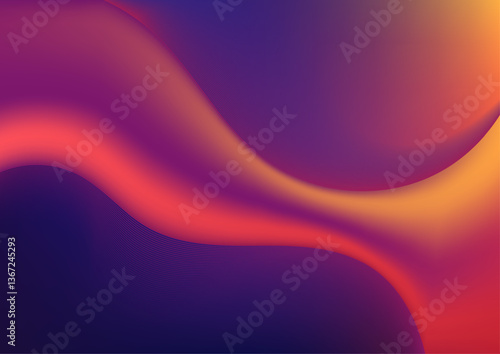 vibrant abstract gradient colors fluid waves texture purple orange dynamic background