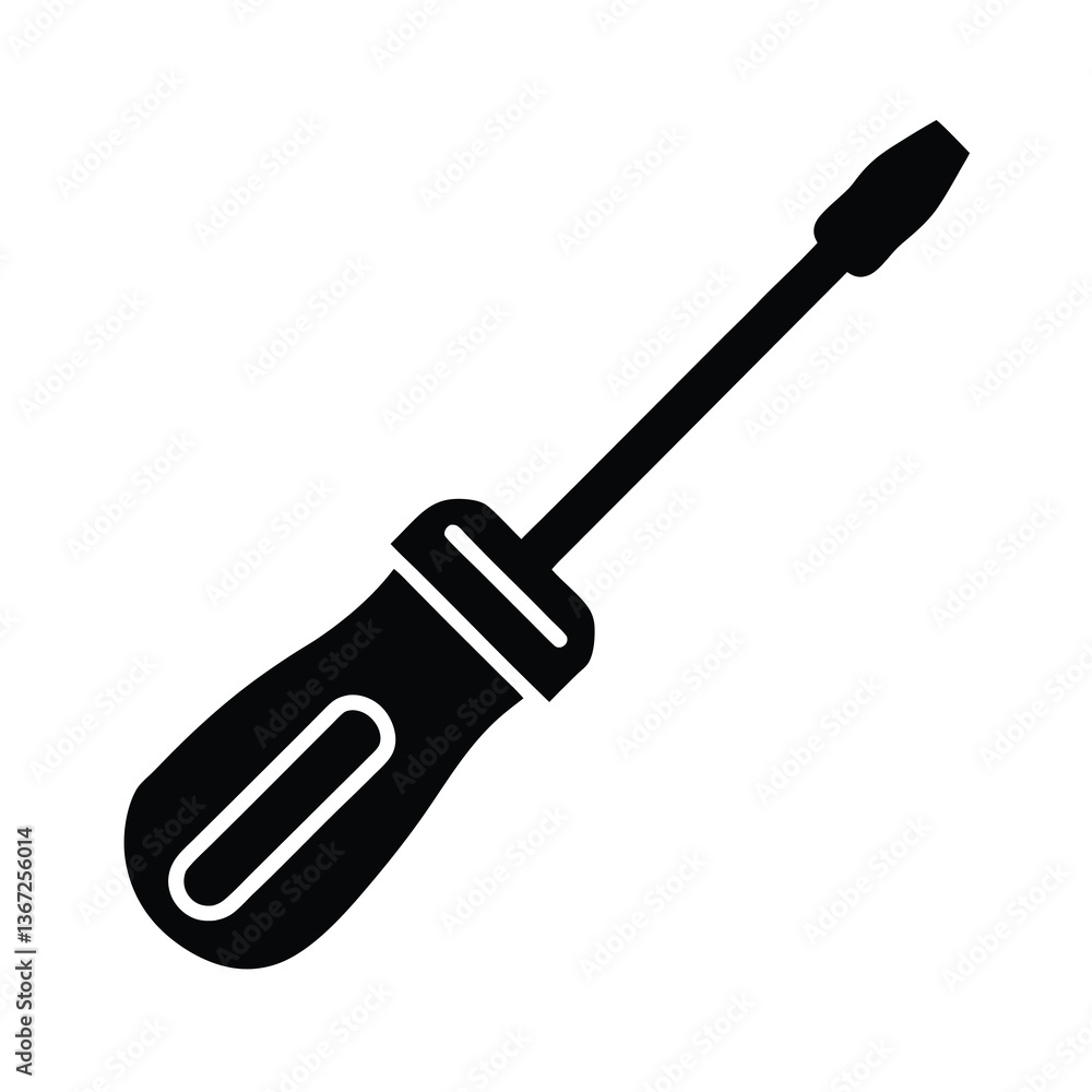 screwdriver on white background screwdriver on white background