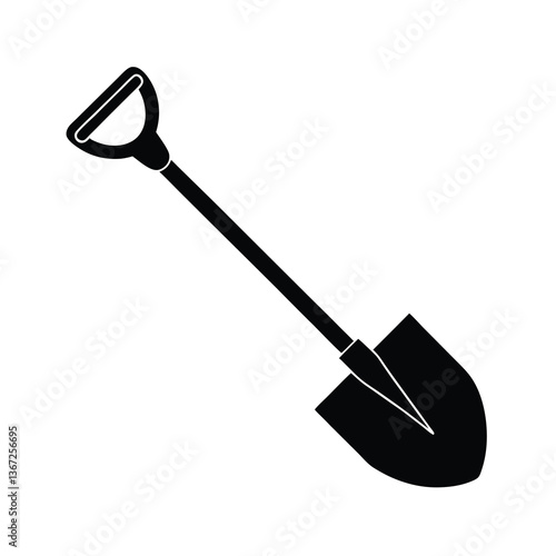 shovel isolated on white background