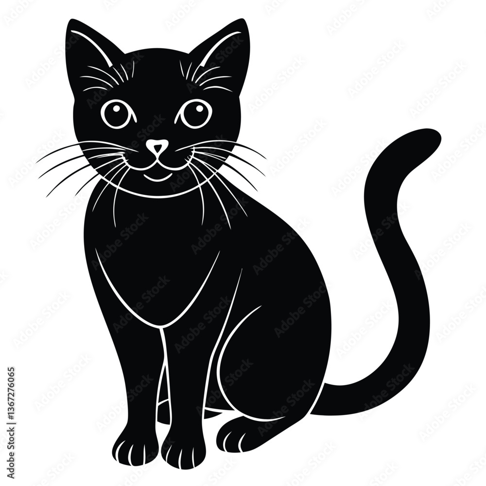 Obraz premium a cat vector