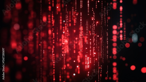 Wallpaper Mural Glowing AI Neural Network with Floating Code Symbols in a Dark Void, Symbolizing the Complexity and Mystery of Advanced Technology Torontodigital.ca