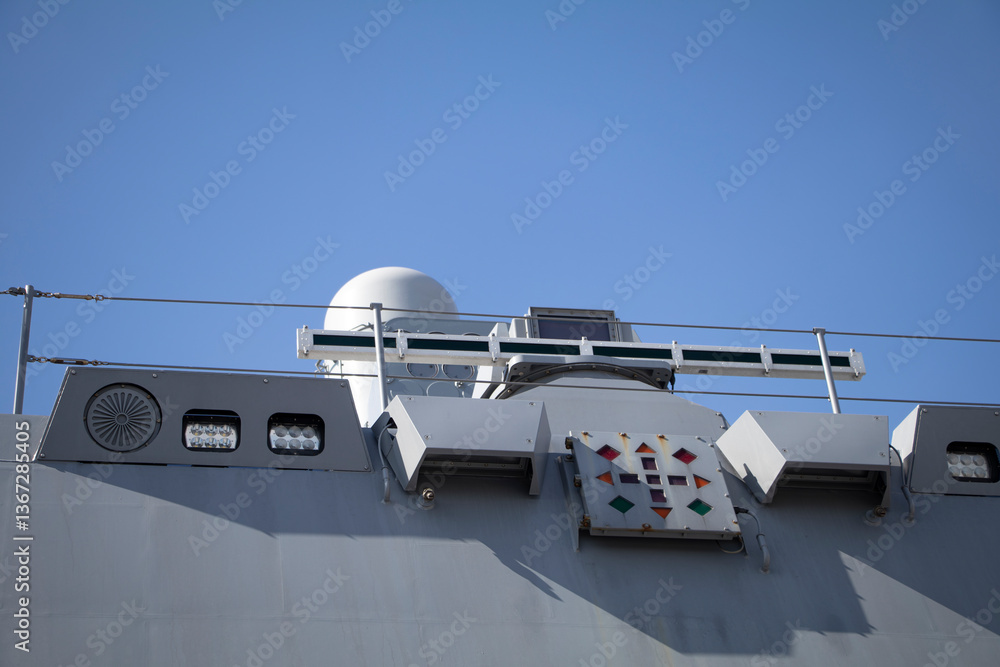 Fototapeta premium 護衛艦の着艦標識