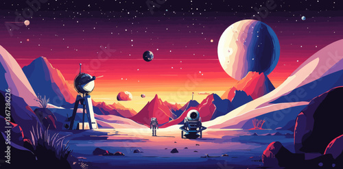 AI-Driven Robotic Space Exploration: Rovers and Drones on Alien Landscapes Journey