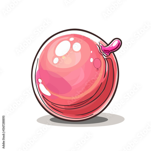 Bubble gum isolated 