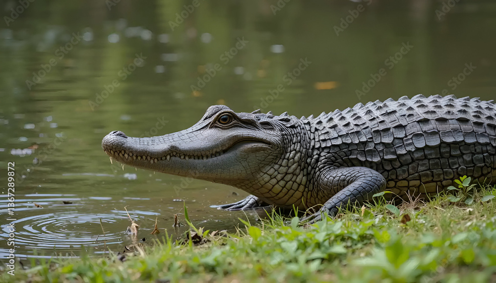 Obraz premium alligator in the everglades