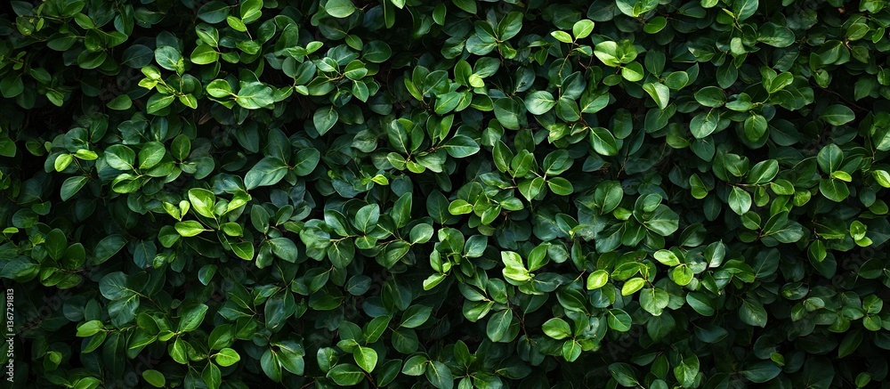 Lush Green Hedge: A Textured Tapestry of Nature Lush Green Hedge: A Textured Tapestry of Nature