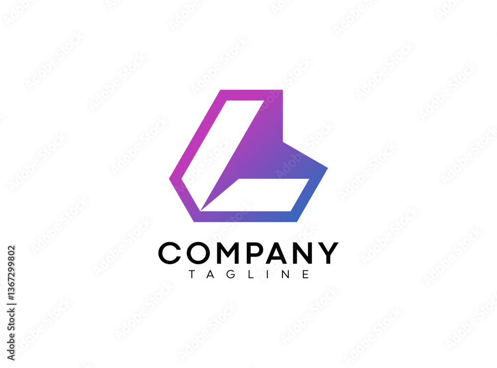 Modern letter L logo design, digital and technology business logo template Modern letter L logo design, digital and technology business logo template