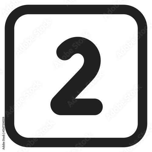 Number 2 Icon
