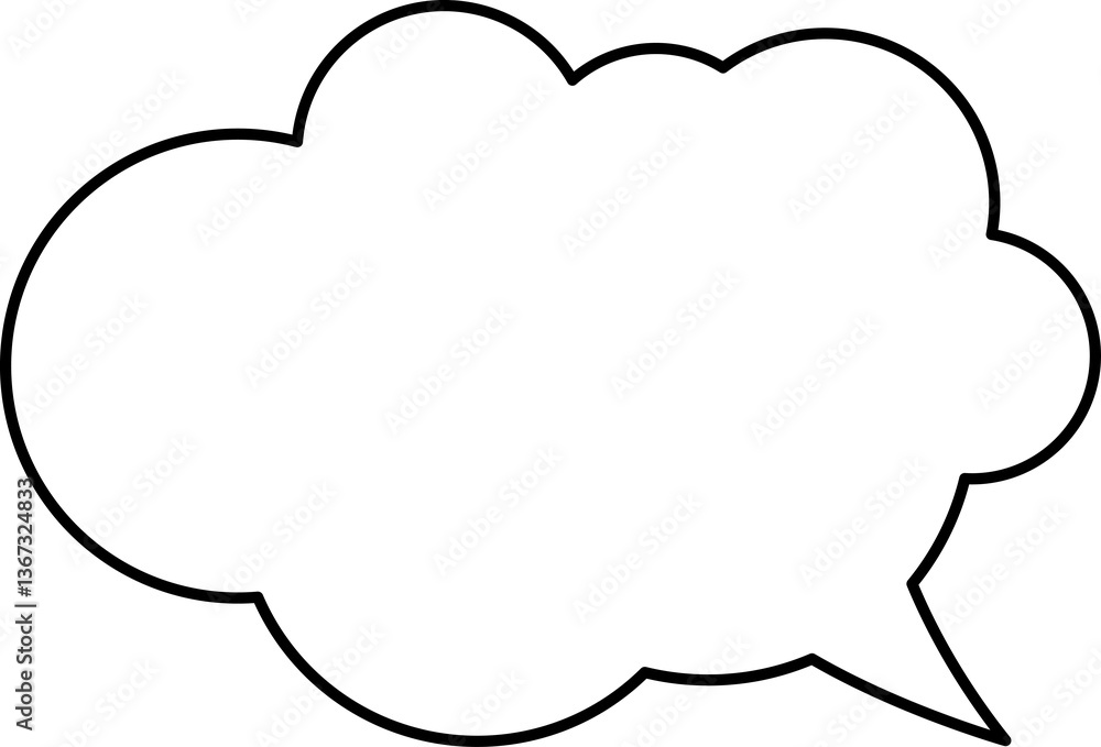 blank white speech bubble in flat design, chatting box, message box icon. Balloon doodle style of thinking sign symbol. Speech bubble isolated on background. blank white speech bubble in flat design, chatting box, message box icon. Balloon doodle style of thinking sign symbol. Speech bubble isolated on background.