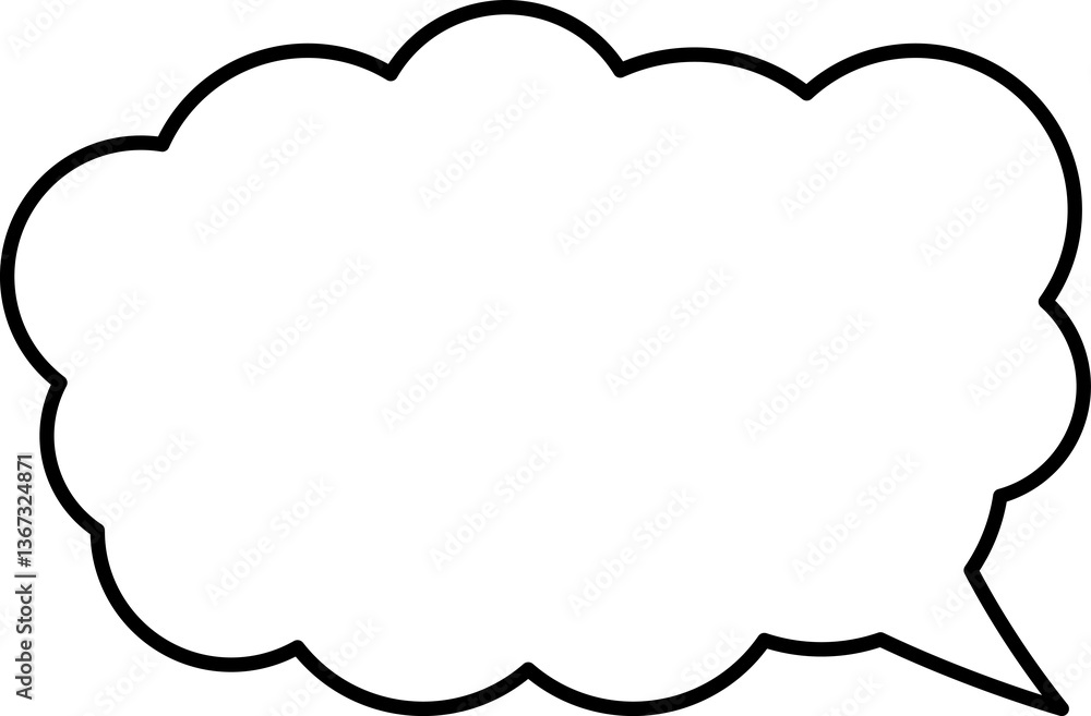 blank white speech bubble in flat design, chatting box, message box icon. Balloon doodle style of thinking sign symbol. Speech bubble isolated on background. blank white speech bubble in flat design, chatting box, message box icon. Balloon doodle style of thinking sign symbol. Speech bubble isolated on background.