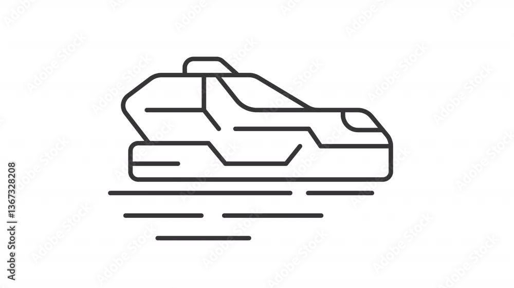 Futuristic culture animation set. Sci fi fashion animated line icons. Flying car, headgear. Punk, subculture. Black illustrations on white background. HD video with alpha channel. Motion graphic Futuristic culture animation set. Sci fi fashion animated line icons. Flying car, headgear. Punk, subculture. Black illustrations on white background. HD video with alpha channel. Motion graphic