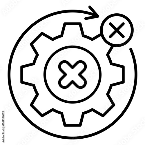 Bottleneck Outline Icon