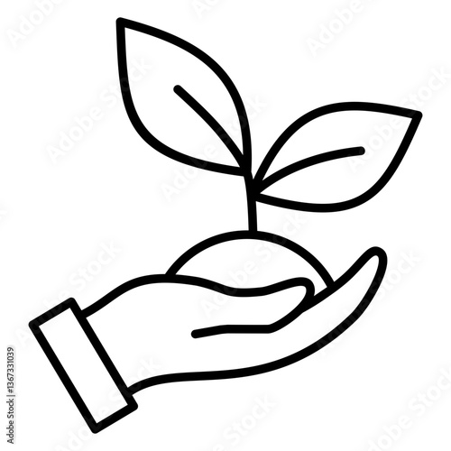 Growth Outline Icon
