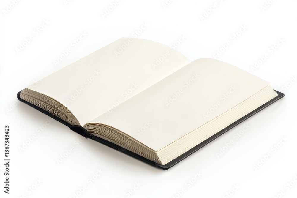 A blank journal invites creativity on a quiet afternoon in a cozy reading nook isolated on transparent background A blank journal invites creativity on a quiet afternoon in a cozy reading nook isolated on transparent background
