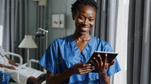 The Nurse with a Tablet.