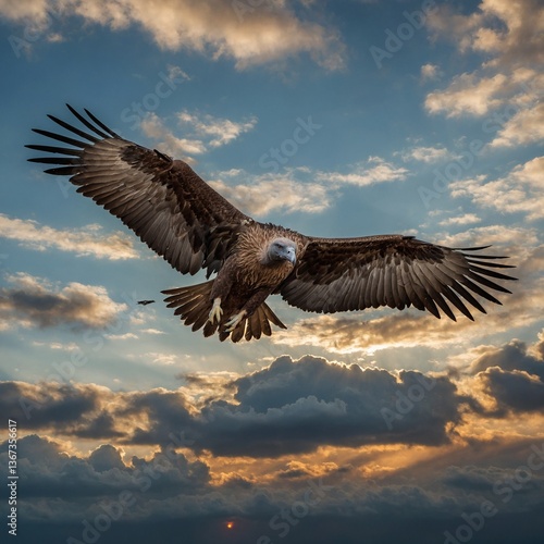 Wallpaper Mural eagle in flight Torontodigital.ca