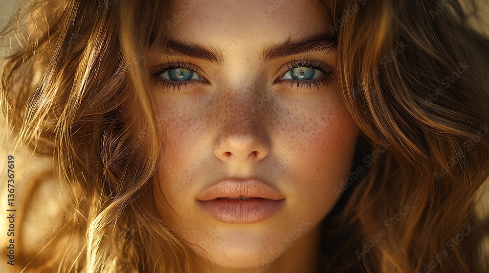 female model face in style female model face in style