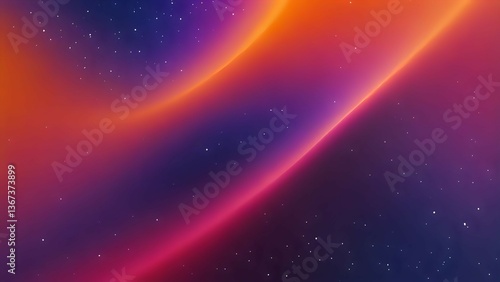 Soft gradient blend of warm orange, magenta, and deep indigo, evoking a surreal cosmic sunset with a dreamy and futuristic vibe.