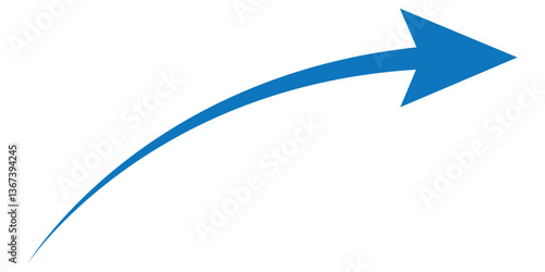 Free Download wavy curved Long arrow icon. long line arrow vector. flat style Arrow symbol. arrow on a white background. vector illustration. - GFXLoad
