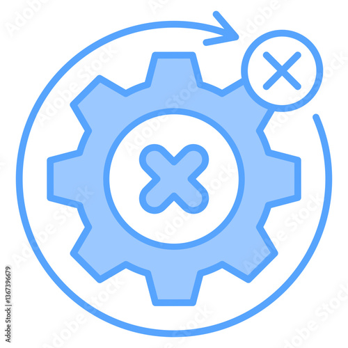 Bottleneck Blue Icon