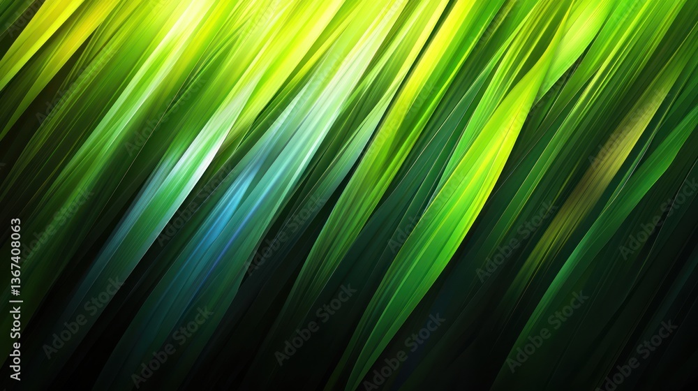 Abstract green and yellow diagonal lines background. Abstract green and yellow diagonal lines background.