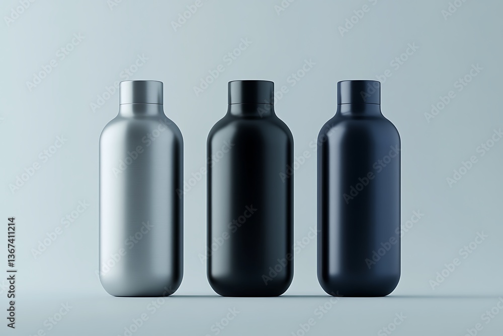 Modern Bottle Mockup - Empty Design Template Modern Bottle Mockup - Empty Design Template