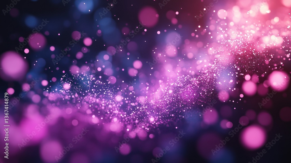 Abstract swirling pink and blue bokeh lights. Abstract swirling pink and blue bokeh lights.