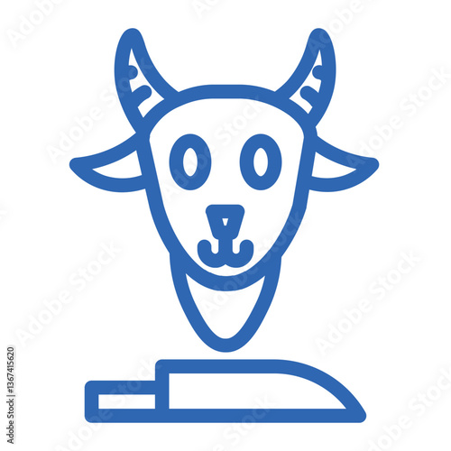slaughter lamb color icon