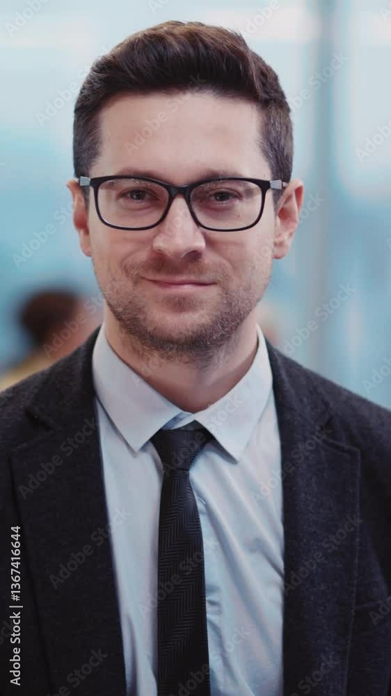 A dapper man in a suit navigates a bustling city, exuding sophistication A dapper man in a suit navigates a bustling city, exuding sophistication
