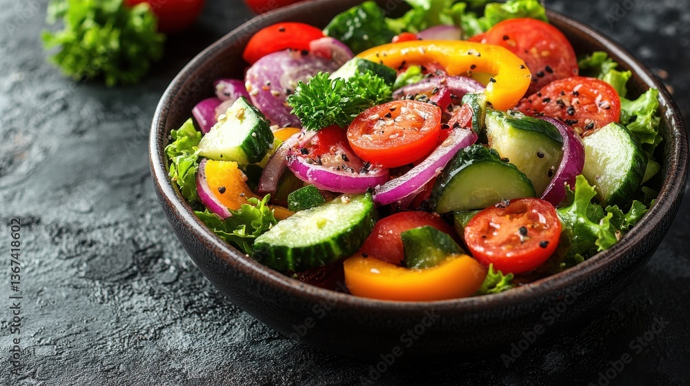 salad with vegetables salad with vegetables