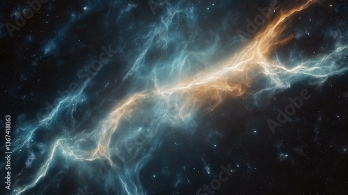 Wallpaper Mural Cosmic filaments stretch across a starry expanse, embodying the vast scale of the universe. Torontodigital.ca